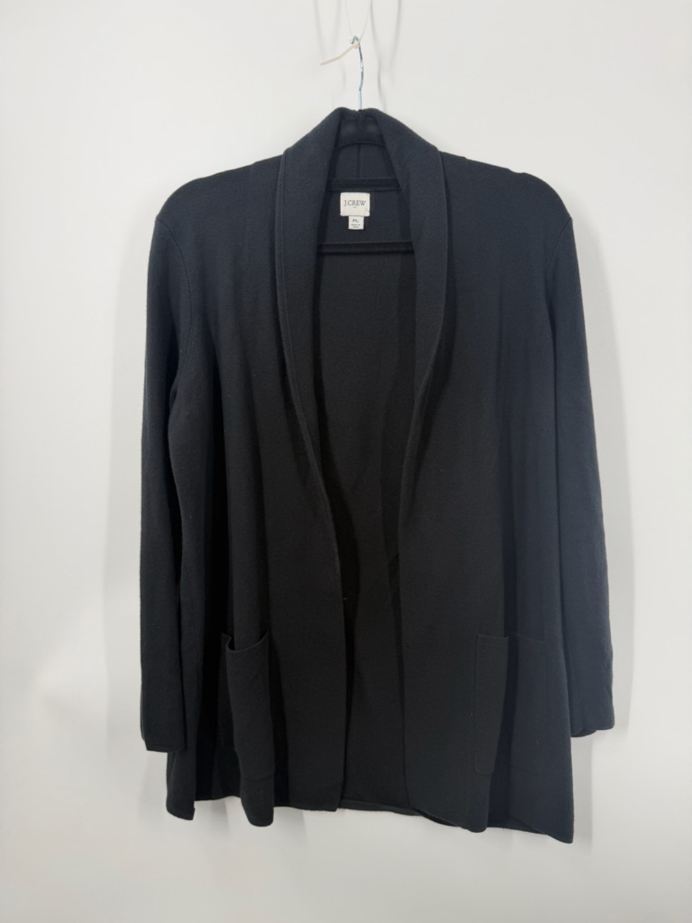J. Crew Factory School Boy Knit Black Sweater Blazer